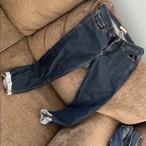 Dark wash banana republic factory skinny jeans